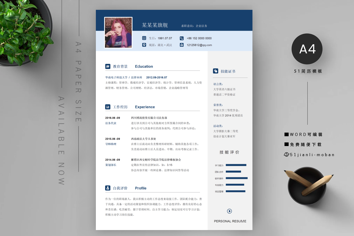 部长个人简历项目经验怎么写(面试加分)