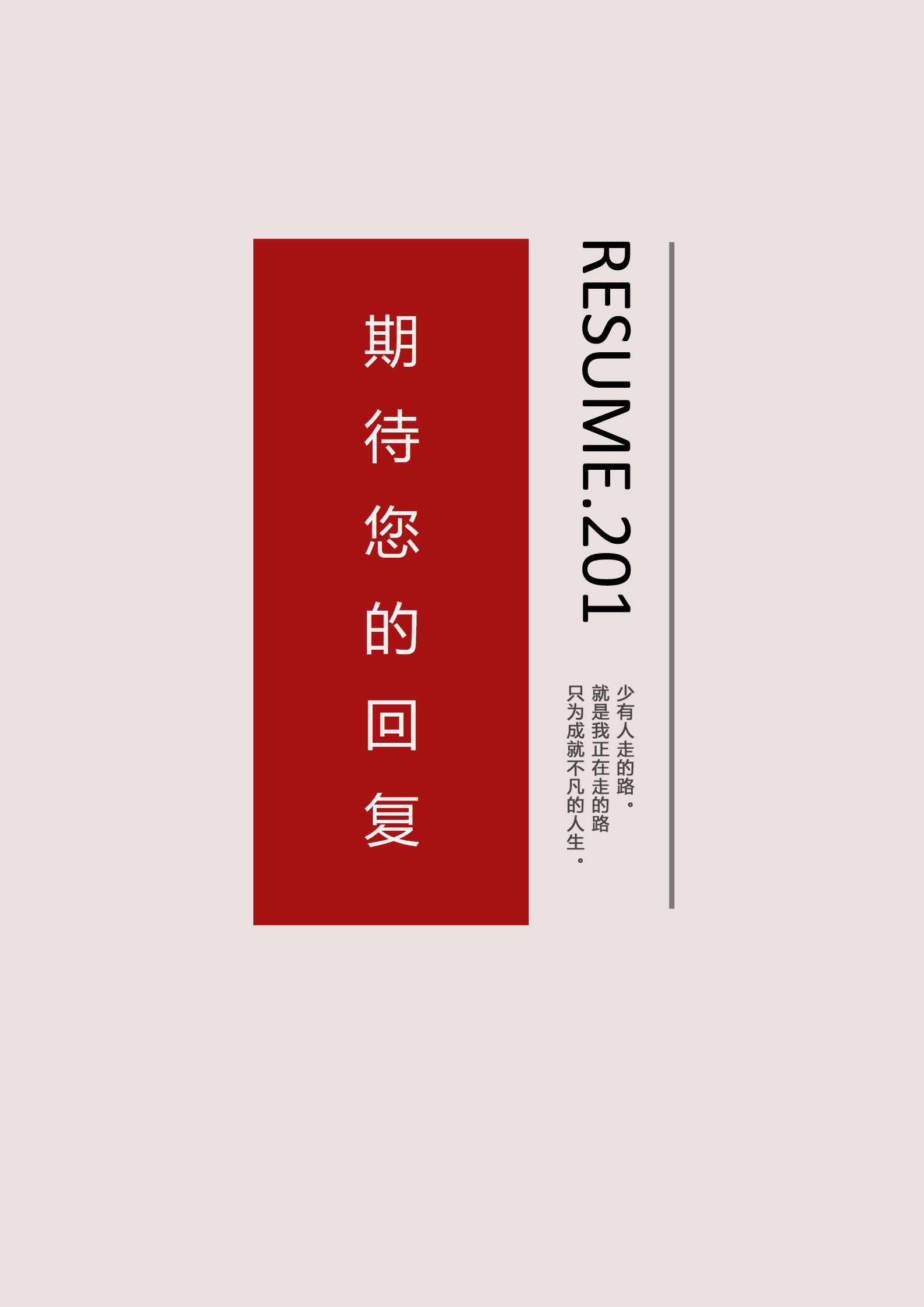 BYDS-0097多页简历模板下载/