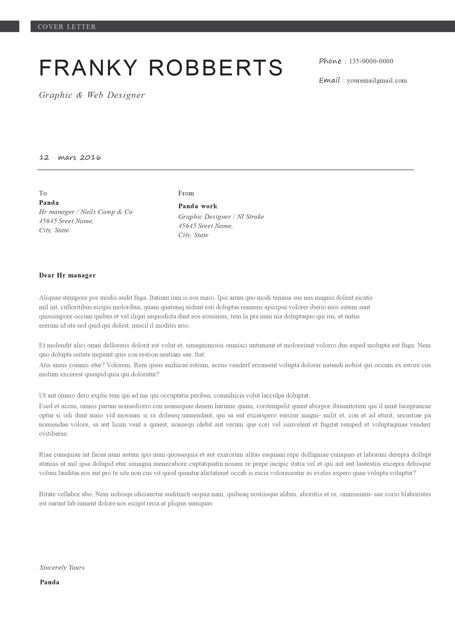 JYDE-00045黑色大气简约成设计师套英文简历模板/