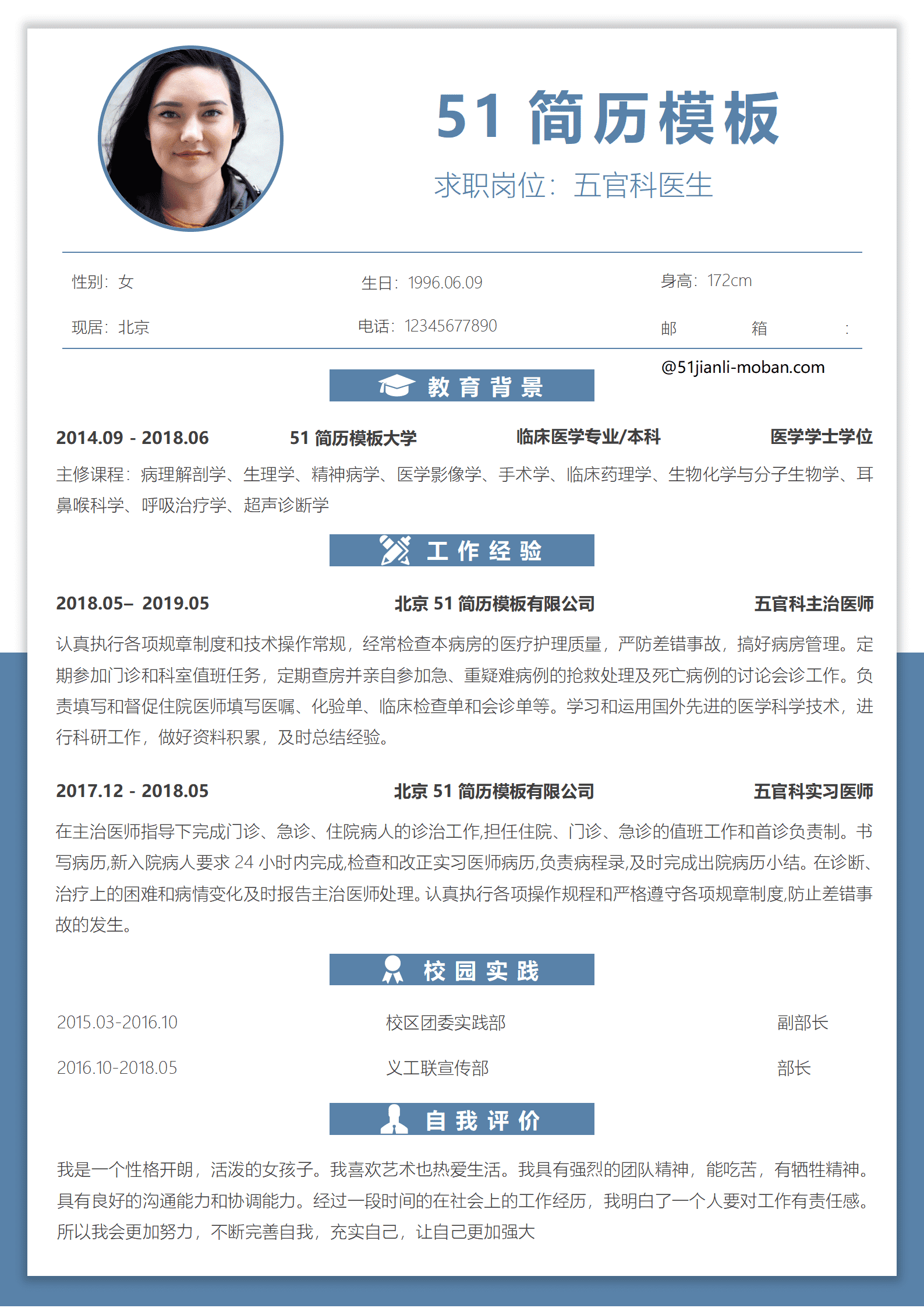 SE-000126五官科医生