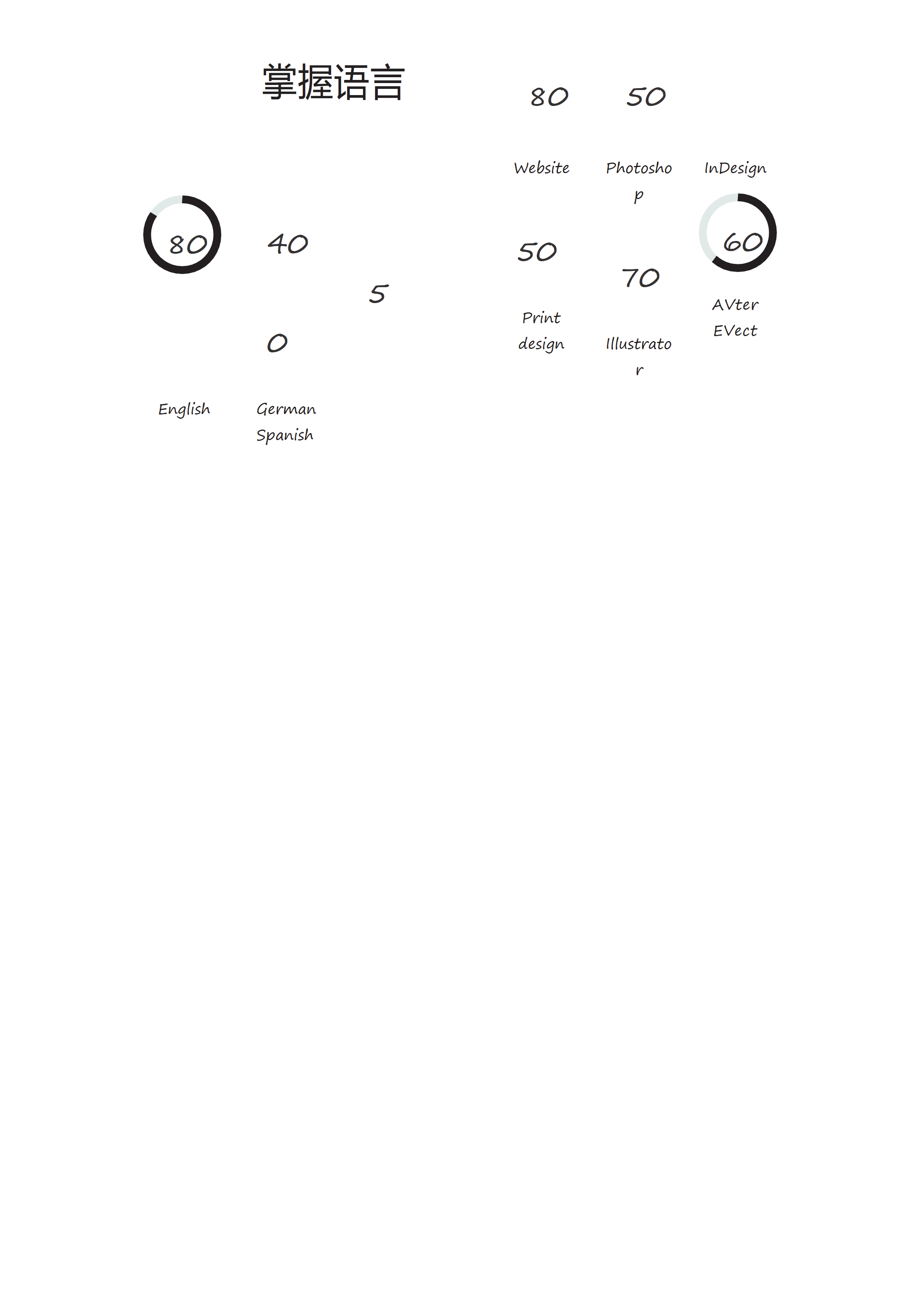 ELSY-0015营销应届实习生简约风简历word模板/