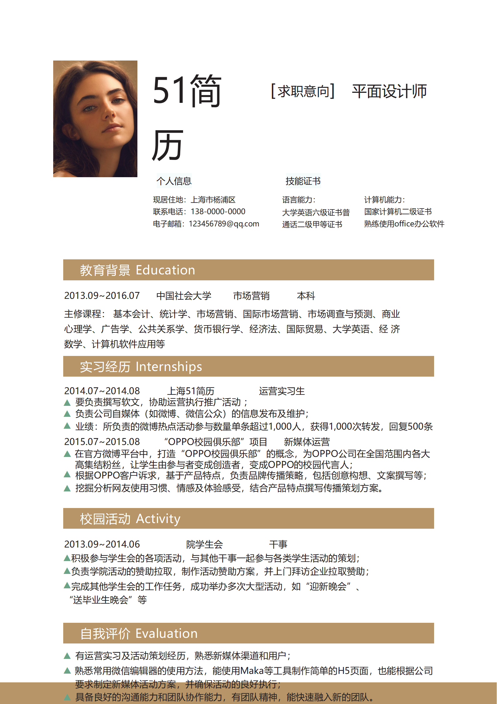 JYDS-4018简约大气时尚设计师word成套简历模板/